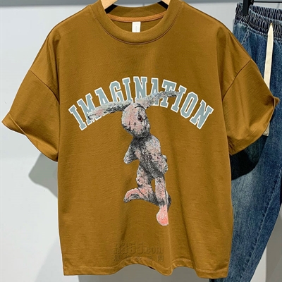 市场上装-T恤-休闲T恤【实拍】