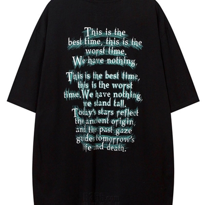 市场上装-T恤-电商T恤