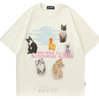 市场上装-T恤-电商T恤