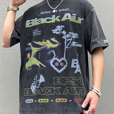 市场上装-T恤-电商T恤