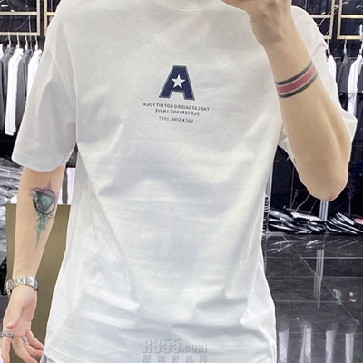 市场上装-T恤-微潮T恤