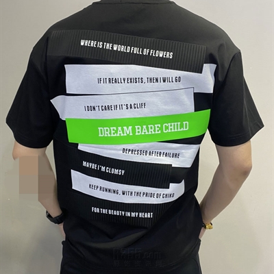 市场上装-T恤-微潮T恤