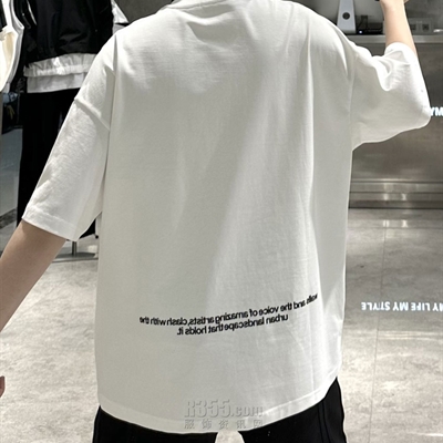 市场上装-T恤-微潮T恤