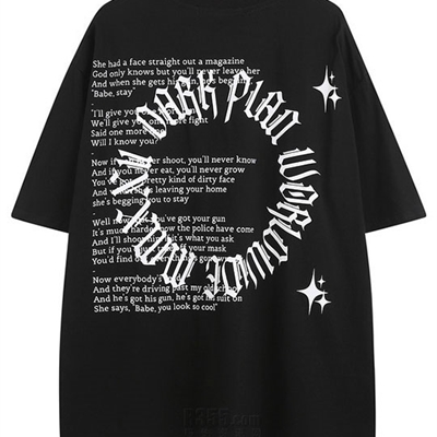 市场上装-T恤-电商T恤