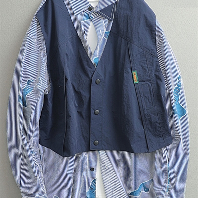 市场上装-衬衫-微潮衬衫