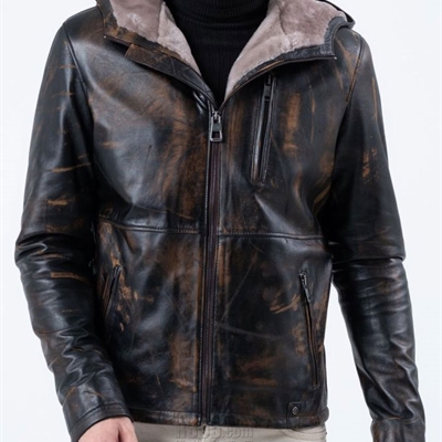 市场上装-皮衣-商务皮衣