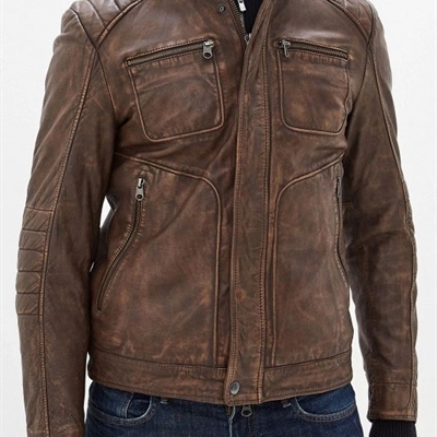 市场上装-皮衣-商务皮衣