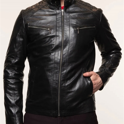 市场上装-皮衣-商务皮衣