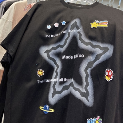 市场上装-T恤-电商T恤【实拍】