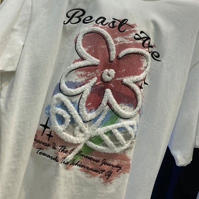 市场上装-T恤-电商T恤【实拍】