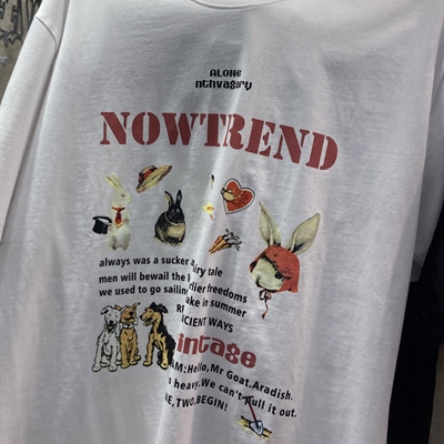 市场上装-T恤-电商T恤【实拍】