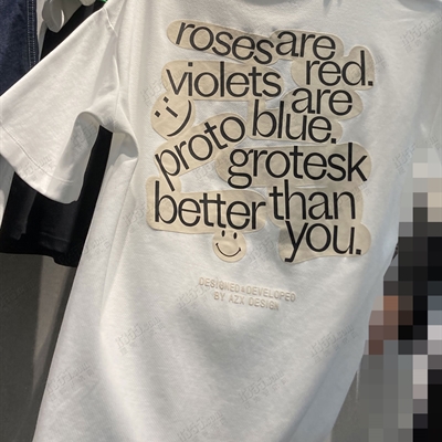 市场上装-T恤-休闲T恤【实拍】