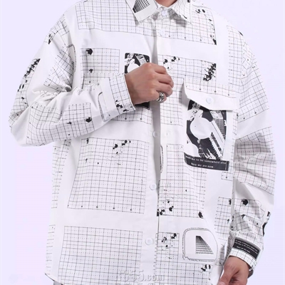 市场上装-衬衫-微潮衬衫