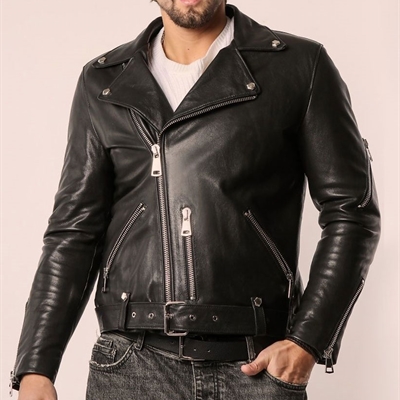 市场上装-皮衣-商务皮衣