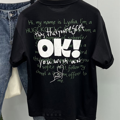 市场上装-T恤-休闲T恤【实拍】