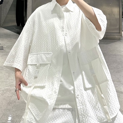 市场上装-衬衫-微潮衬衫