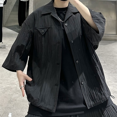 市场上装-衬衫-微潮衬衫