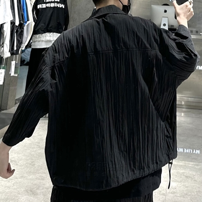 市场上装-衬衫-微潮衬衫