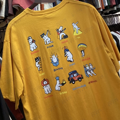 市场上装-T恤-电商T恤【实拍】