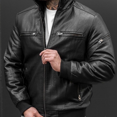 市场上装-皮衣-商务皮衣