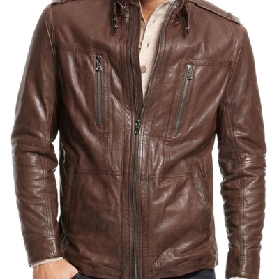 市场上装-皮衣-商务皮衣