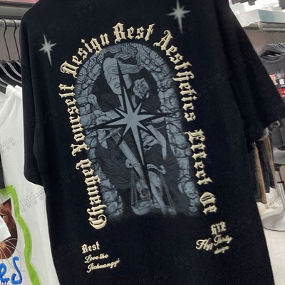 市场上装-T恤-电商T恤【实拍】