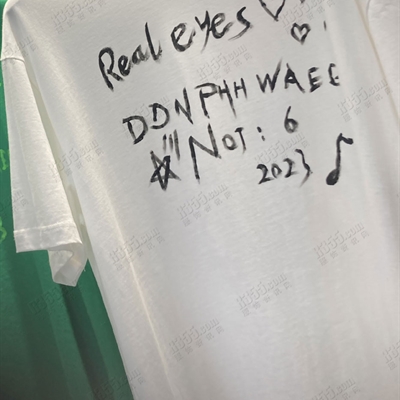 市场上装-T恤-电商T恤【实拍】