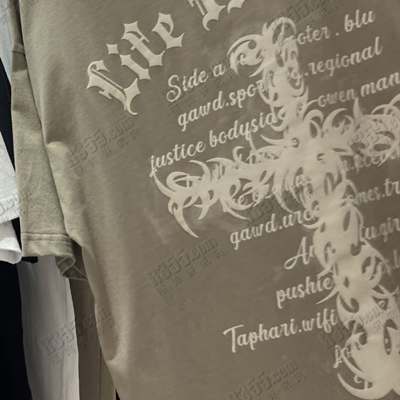 市场上装-T恤-电商T恤【实拍】