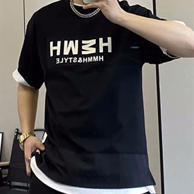 市场上装-T恤-微潮T恤