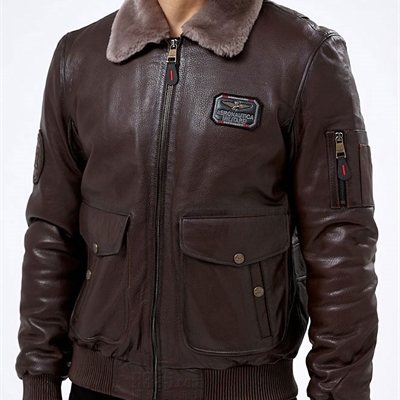 市场上装-皮衣-商务皮衣