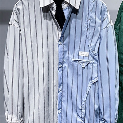 市场上装-衬衫-微潮衬衫【实拍】