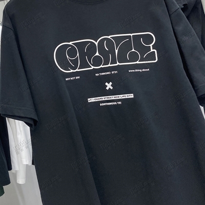 市场上装-T恤-休闲T恤【实拍】