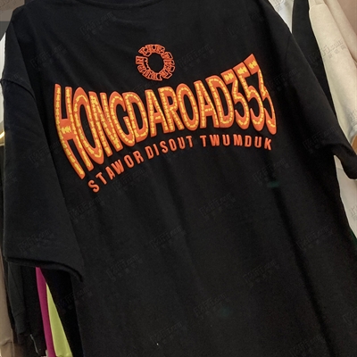 市场上装-T恤-电商T恤【实拍】