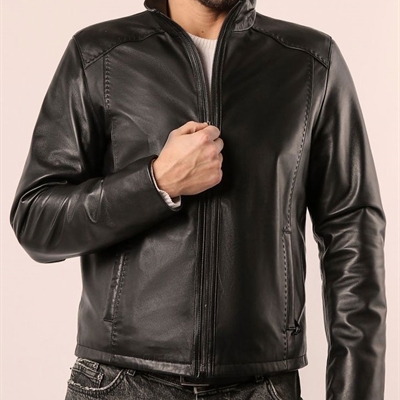 市场上装-皮衣-商务皮衣