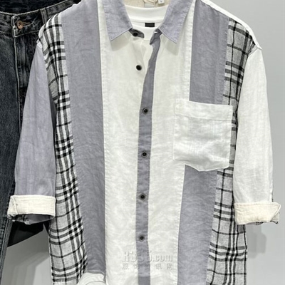 市场上装-衬衫-休闲衬衫