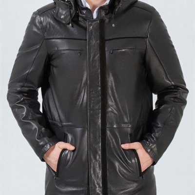 市场上装-皮衣-商务皮衣