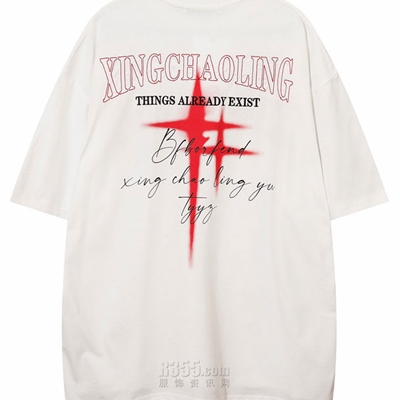 市场上装-T恤-电商T恤