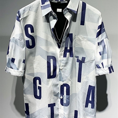 市场上装-衬衫-微潮衬衫