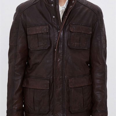 市场上装-皮衣-商务皮衣