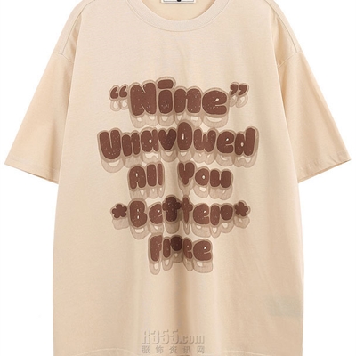 市场上装-T恤-电商T恤