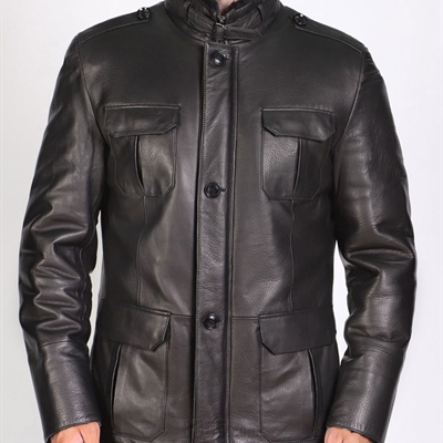 市场上装-皮衣-商务皮衣