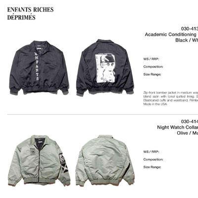 2023秋冬_Enfants Riches Deprimes_服装_欧洲大牌资料