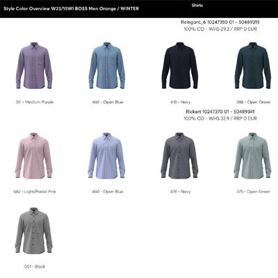 2023秋冬_HUGO BOSS_衬衫_欧洲大牌资料