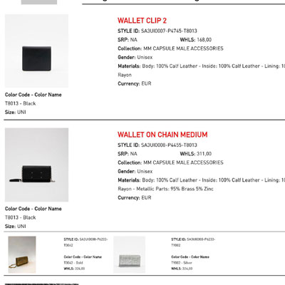 2023秋冬_Maison Margiela_配件_欧洲大牌资料