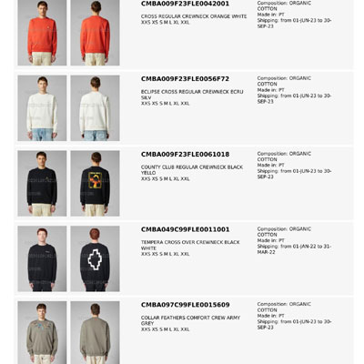 2023秋冬_Marcelo Burlon_服装_ 欧洲大牌资料