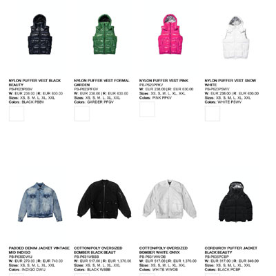 2023秋冬_Purple Brand_服装_欧洲大牌资料
