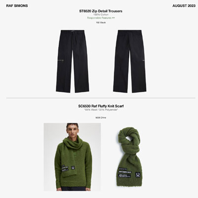 2023秋冬_Raf Simons_服装_欧洲大牌资料