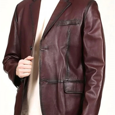 市场上装-皮衣-商务皮衣