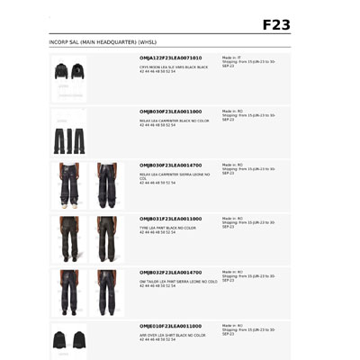 2023秋冬_Off-White_休闲裤_欧洲大牌资料