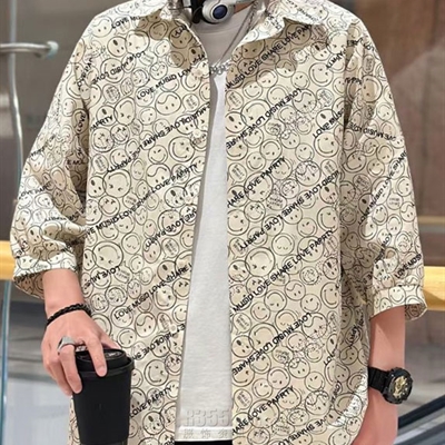 市场上装-衬衫-微潮衬衫